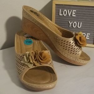 Nwot 7.5W wedge sandals